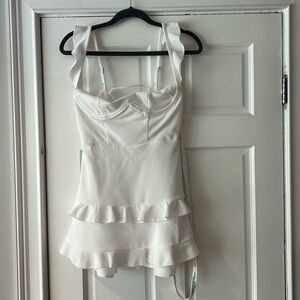 Brand new white short summer dress